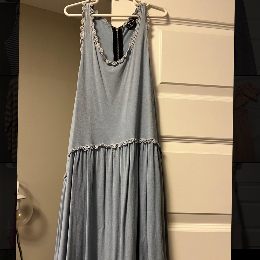 Blue tank top